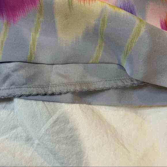 Maeve for Anthropologie Strapless watercolor Dress size 0 - Picture 9 of 15